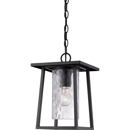 Quoizel Lodge 1-Light Mystic Black Mini Pendant LDG1509K